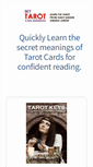 Mobile Screenshot of mytarotcardmeanings.com